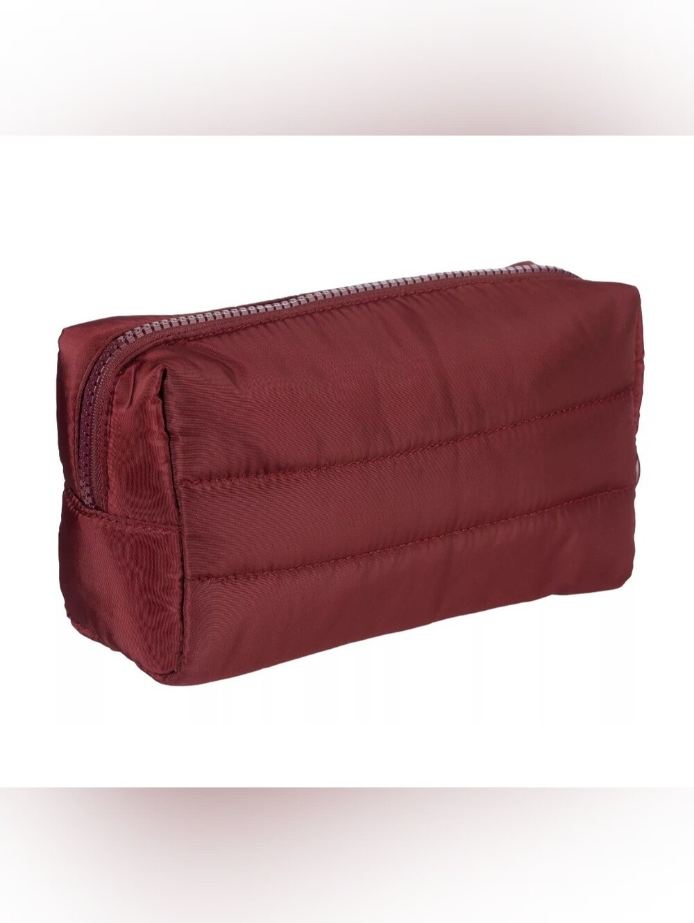 CALIA by Carrie Underwood Quilted Cosmetic Pouch in Burgundy - Picture 2 of 6